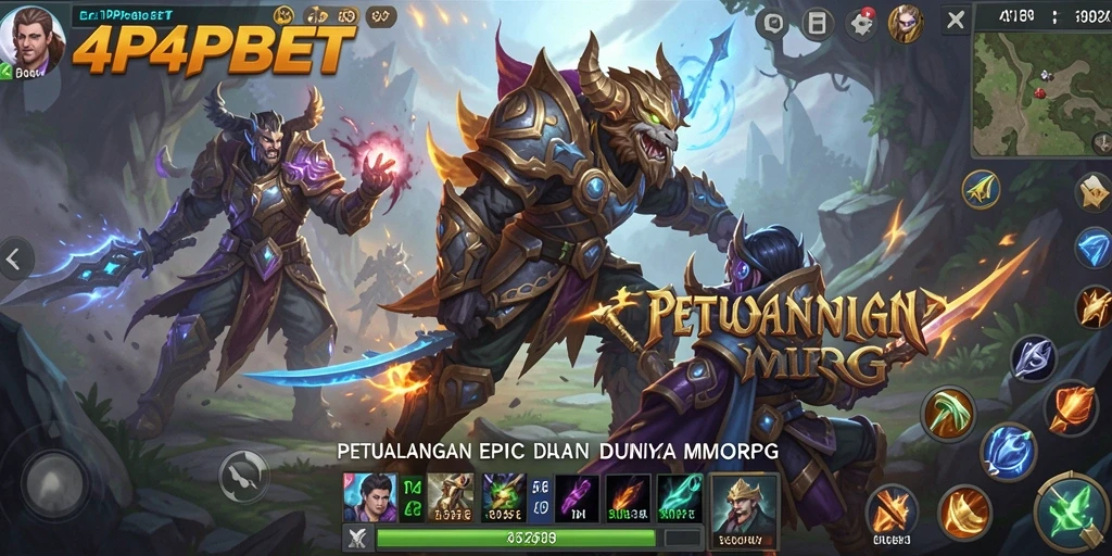 Tampilan gameplay menakjubkan dalam 4P4BET dengan aksi seru dan grafis yang memukau.