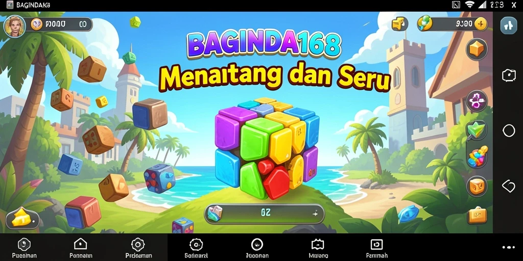 Tampilan gameplay BAGINDA168 yang seru dan penuh tantangan.