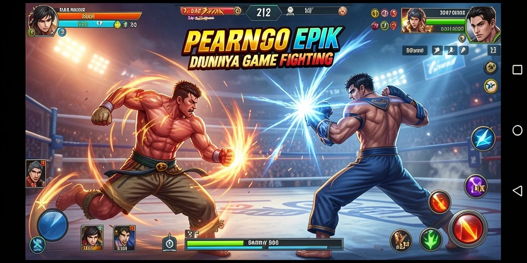 Screenshot gameplay yang menampilkan pertempuran seru di DAM88.