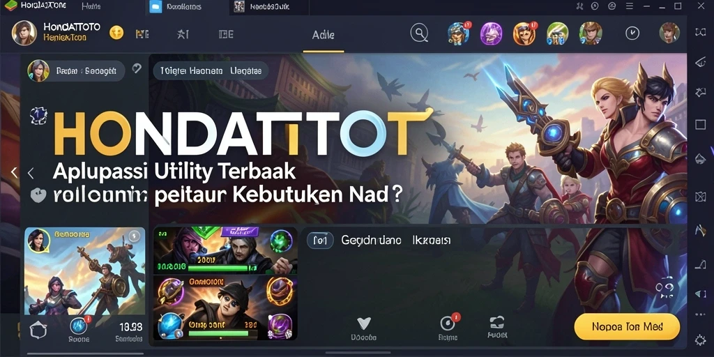 Tampilan antarmuka HONDATOTO yang menarik dan fungsional.
