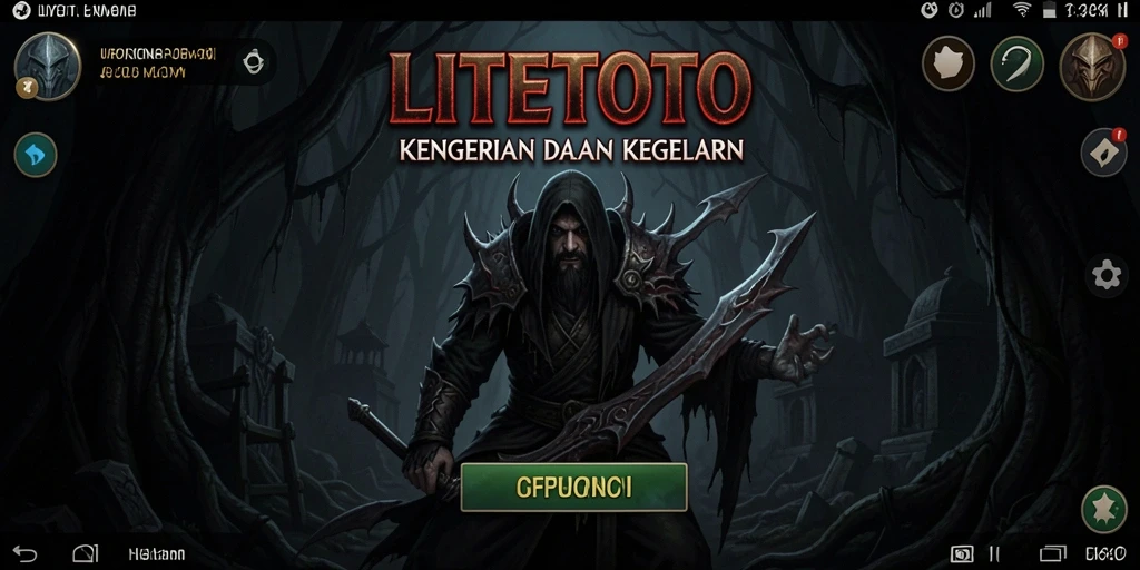 Gameplay menegangkan LITETOTO dengan suasana Horror yang mencekam.