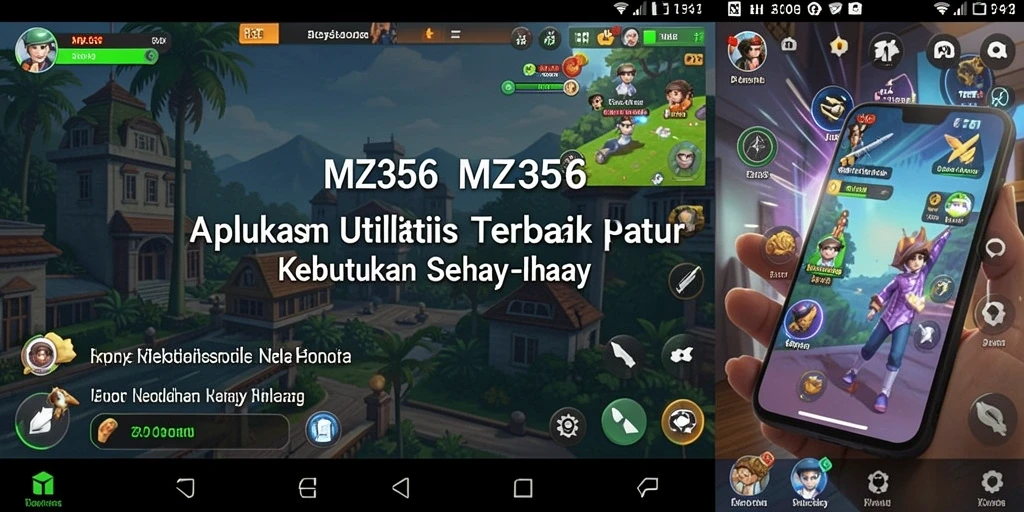 Tampilan antarmuka pengguna MZ356 yang sederhana dan fungsional.