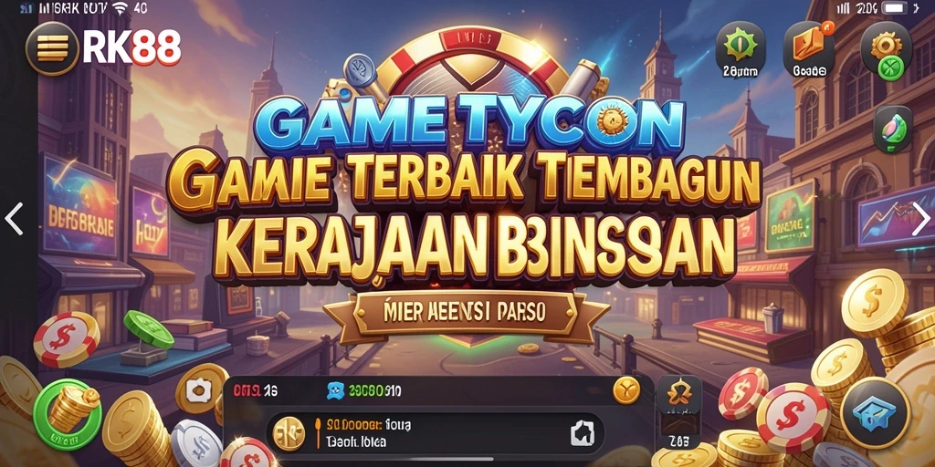 Tampilan menarik dari gameplay <strong>RK88</strong> yang menampilkan strategi bisnis.
