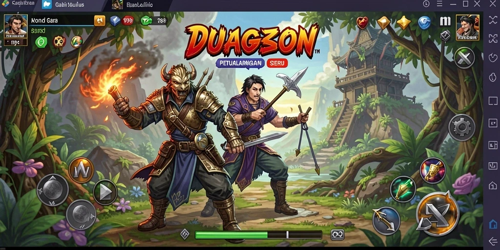 Screenshot gameplay V98 menampilkan aksi seru dan tantangan di level yang berbeda.